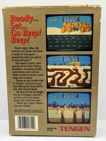 Road Runner NES [Tengen] (Nintendo  System, 1989) No Manual W/Reg Card