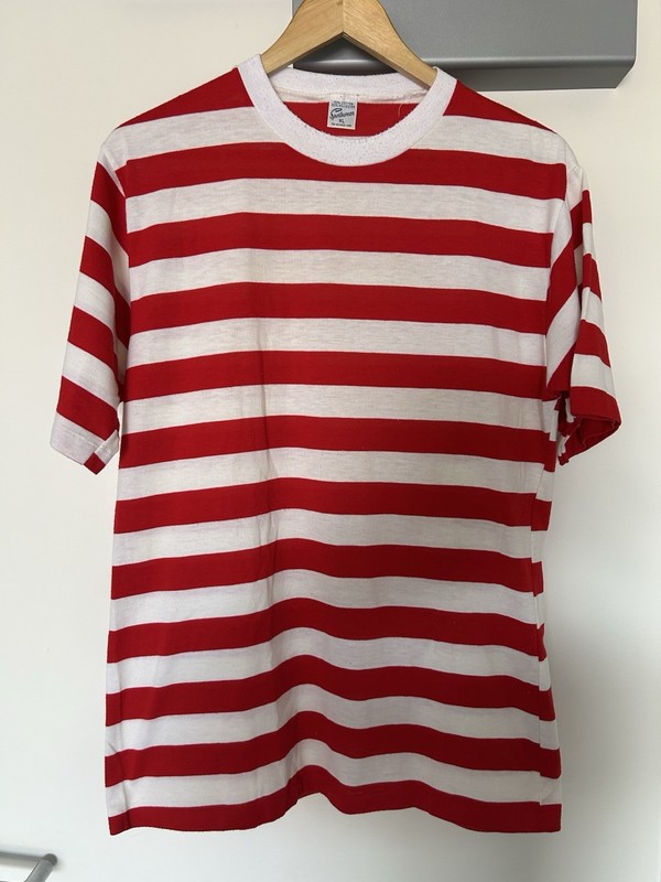 Vintage 50’s/60’s Striped Short Sleeved T-Shirt Delinquent Rockabilly