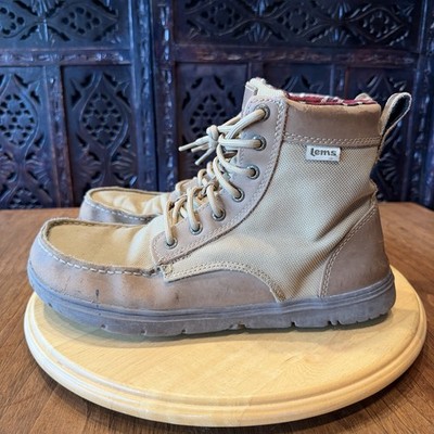 Lems Boulder Boot Men 10.5 EU 44 Brown Timber Minimalist Zero Drop Barefoot Hike
