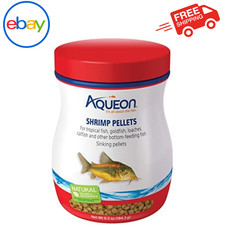 Aqueon Shrimp Pellets Sinking Food for Tropical Fish, Goldfish, Loaches, Catfish