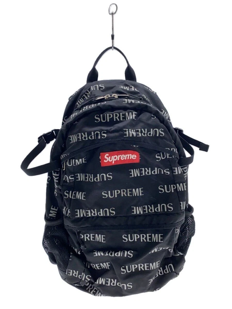 Sac à dos Supreme répétition sac à dos noir motif complet occasion