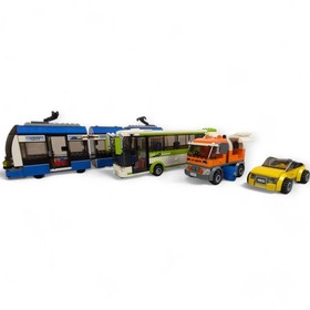 Lego 8404 City Traffic City Transport Station Pre-owned Missing 3 small Stickers