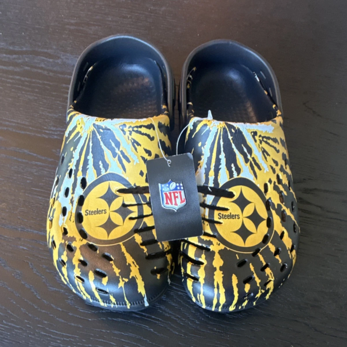 adidas gazelle silver green womens Pittsburgh Steelers NFL Mens Gradient Midsole White Sneakers