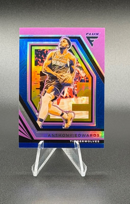 ANTHONY EDWARDS 2022-23 Panini Flux #94 Blue Prizm 39/99