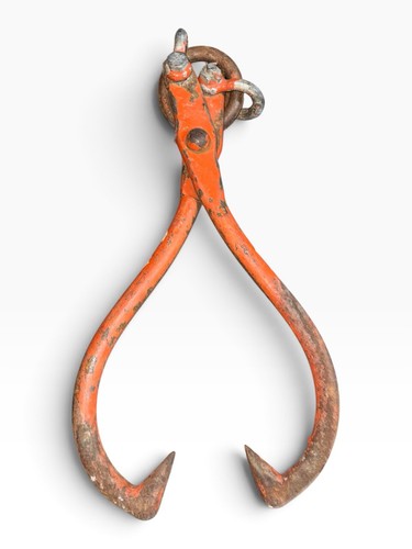 Dixie CM 40228 Log Lifting Tongs 2500 LB WLL 25” Jaw Columbus McKinnon