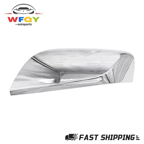 Left Chromed Rearview Mirror Cover upper for 22965102 2014-2019 Chevrolet Impala