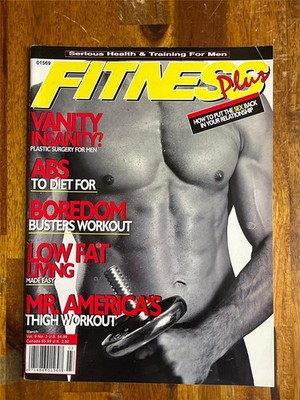 FITNESS PLUS bodybuilding exercise muscle magazine 3-98