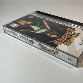 Tomb Raider (Sega Saturn, 1996) CIB Complete w Manual + Reg Card - Tested