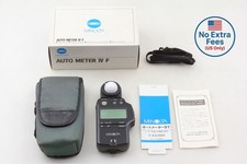 Boxed  Near Mint w/ Case Strap Minolta Auto Meter IV F Light Meter From JAPAN