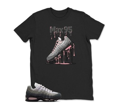 shirt to match Air Max 95 Pink Foam Black White OG BLACK/WHITE