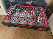 PACKOUT 4-Drawer Inserts for Ratchets, Torque Wrench & Metric Sockets Milwaukee