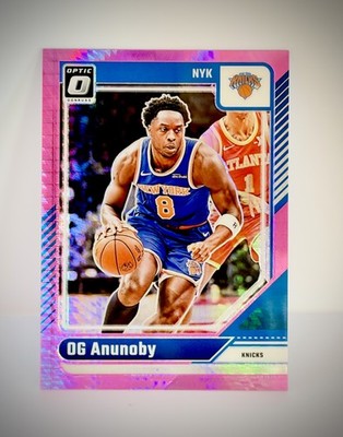 2024-25 Panini Donruss Optic OG Anunoby Hyper Pink Prizm #51 New York Knicks