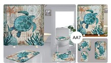 3D digital printing shower curtain SEA LIFE