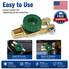 Top Post Battery Disconnect Switch - Quick Disconnect Battery Cut off Switch