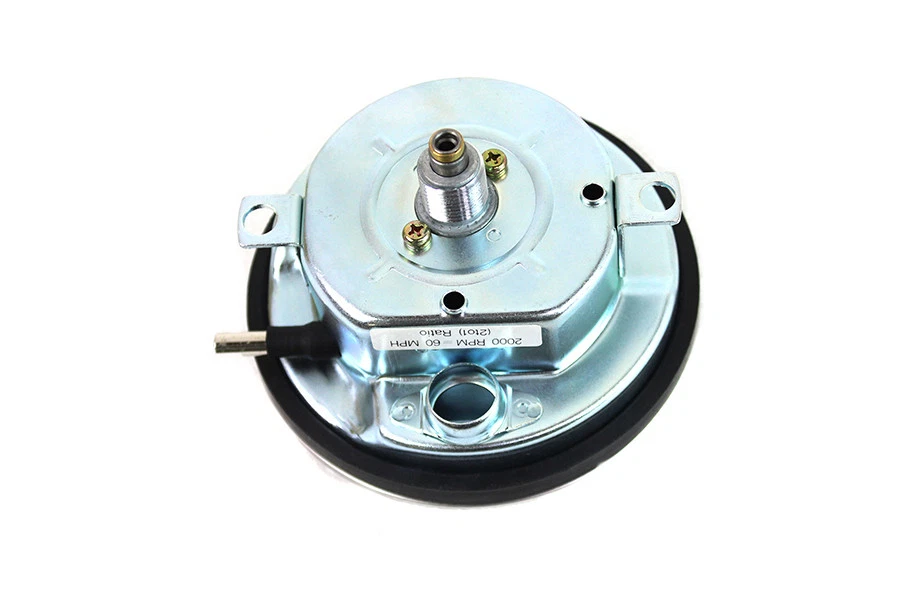 Réplica de velocímetro facial gris-azul FLH relación 2:1 para Harley Davidson Foto 2 de 3