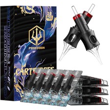 20PCS Tattoo Needle Disposable Safty RL Tattoo Cartridge Needle Permanent Makeup