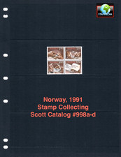 $6.50 Scott Value - 1991 NORWAY Stamp Collecting Philately CV MNH NH UMM