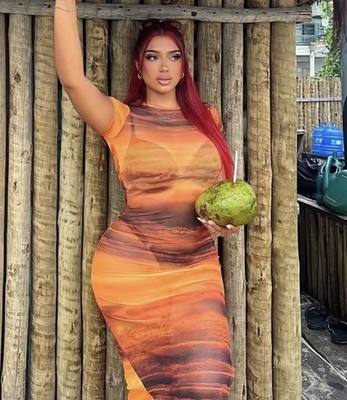 Earthy Sunset Orange Mesh Maxi Dress Sheer Gradient Bodycon Sexy Beach Dress | eBay Earthy Sunset Orange Mesh Maxi Dress Sheer Gradient Bodycon Sexy Beach Dress | eBay