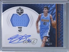 2016-17 Panini Limited Rookie Jersey Auto 64/99 Juan Hernangomez #112 Auto 3u4