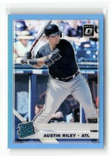 2019 Donruss Optic #95 Austin Riley Rookie Carolina Blue #/50