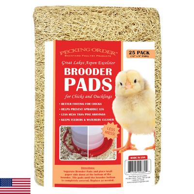Brooder Pads for Chicks (25 Pack)