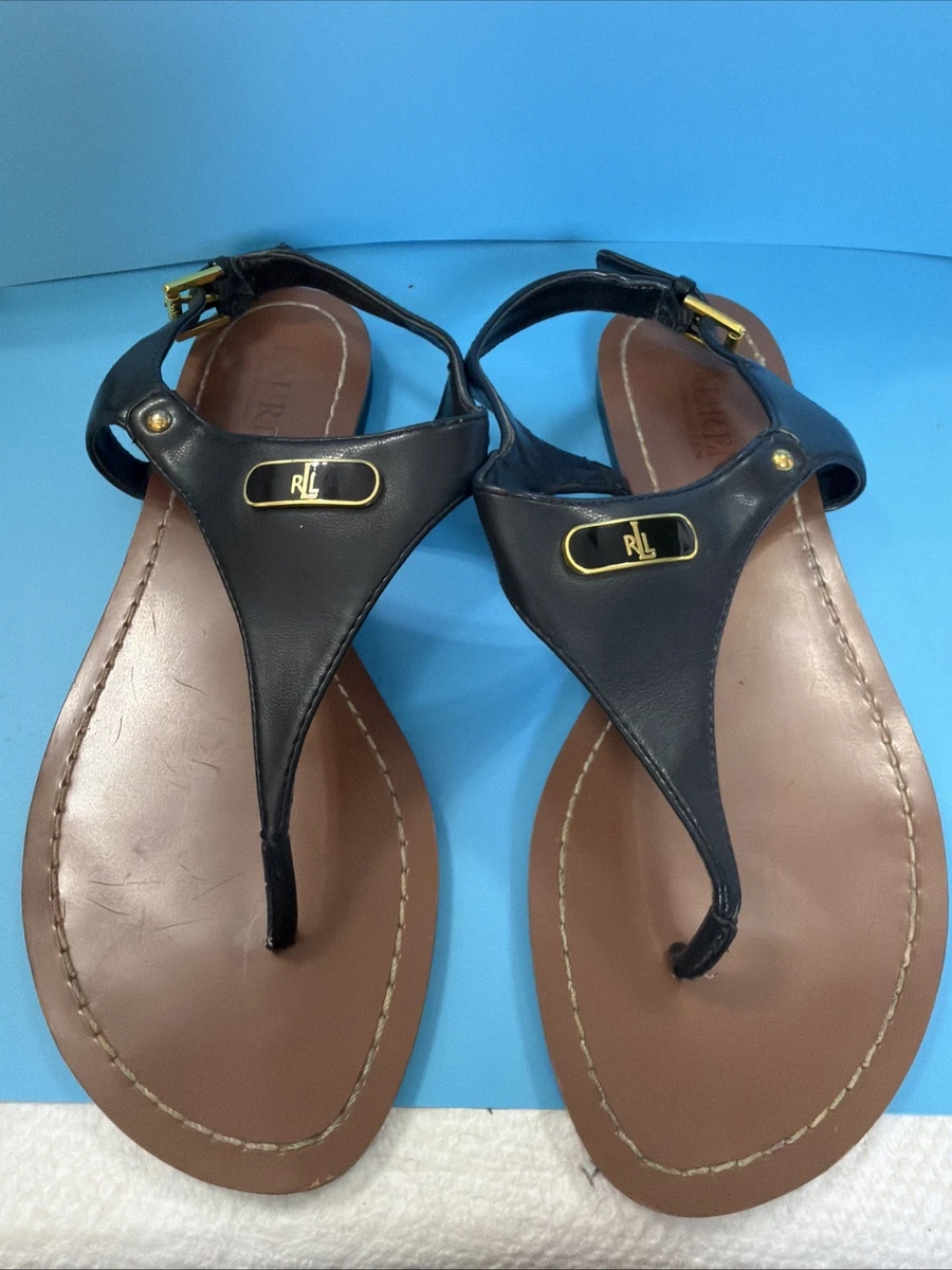 Lauren Ralph Lauren Leather Thong Sandals for Women for sale | eBay
