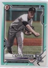 2021 Bowman Draft Aqua 115/199 McCade Brown #BD-59 00gy