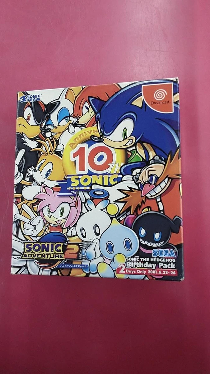 Sonic Adventure 2 Birthday Pack Sega Dreamcast 2001 HDR-017 Japan Action Rare 4974365501747 Sonic Adventure 2 Birthday Pack Sega Dreamcast 2001 HDR-017 Japan Action Rare 4974365501747