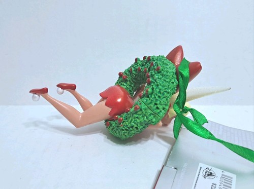 Disney Sketchbook Tinkerbell in Wreath 2022 Christmas Tree Ornament Peter Pan - Picture 4 of 5