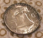 Beautiful Naturally Toned 1963 Franklin Half Dollar.Almost FBL!! Original Luster