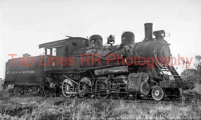 Atlantic & Western 11 2-8-0 Jonesboro NC 9-22-1949 by F E Ardrey NEW 5X8 PHOTO