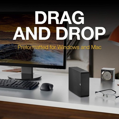 Seagate Expansion Desktop, 4TB, External Hard Drive, USB 3.0, 2 year Rescue Serv - Afbeelding 5 van 10