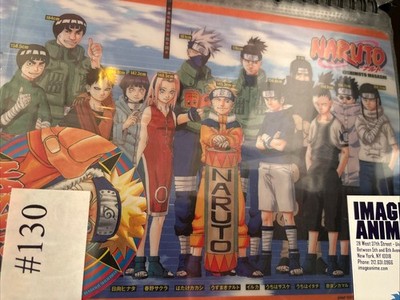 Vintage Naruto Pencil Board Shitajiki Anime Japan 7x10 #130 
