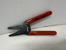 Ideal Industries 45-121 T-Stripper Pliers Tool, 16-26 AWG Red Handles
