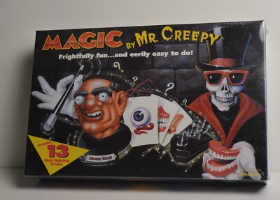 Vintage 1996 Magic by Mr.Creepy Magician Kit by Pressman brand new sealed