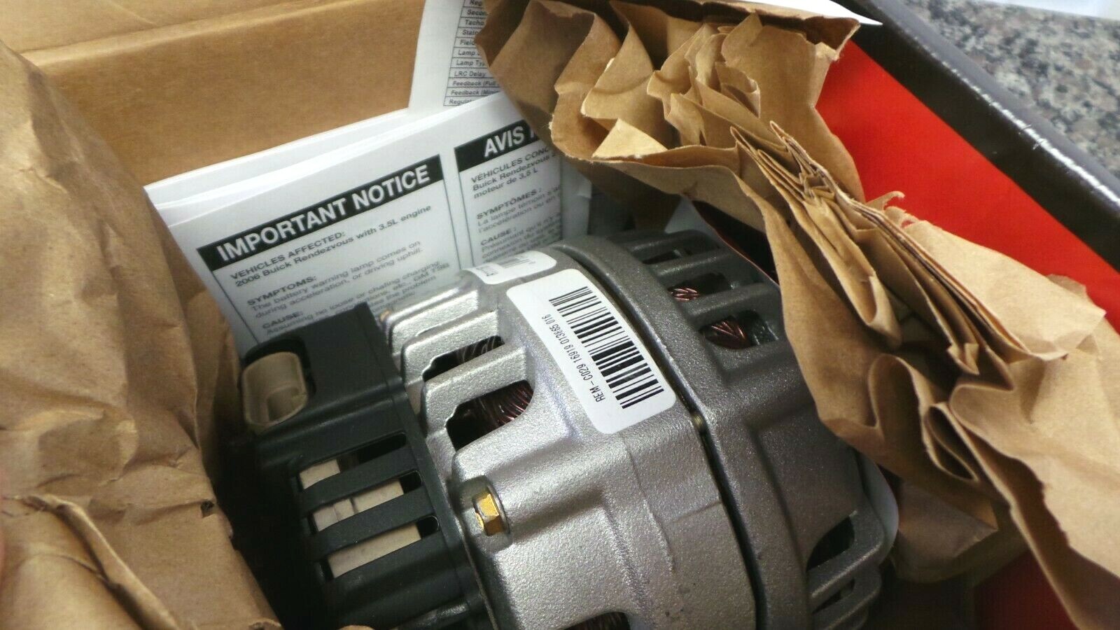 ULTIMA ALTERNATOR R111115B (A142599 LOC. AAA1) eBay