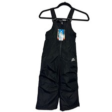 NWT ZeroXposur black bib snowpants NEW sz xs 4/5 boys ski