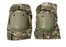 USGI Military Tactical Combat Knee Pads Pair, ACU Pattern, RFI Issue, Medium EXC