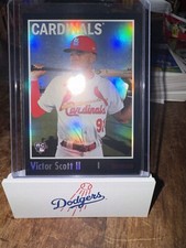 2024 Topps Archives - 1970 Topps Black Foilboard #105 Victor Scott II (RC)