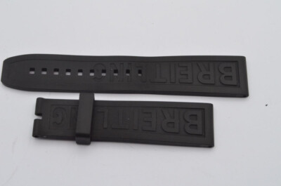 Breitling Kautschuk Armband Diver Pro 2 22Mm 22-20 Schwarz Guter Zustand 152S 2