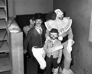 ca 1963 Circus Performers Bozo the Clown Photo 