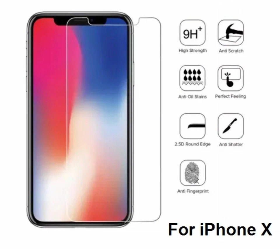 Vetro temperato originale per iPhone 12 13 11 Pro Max X XR XS XS MAX 13 PRO 13 MINI
