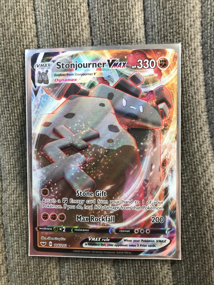 stonjourner vmax pokemon card price Stonjourner V (Full Art) - SWSH01: Sword & Shield Base Set [ULTRA RARE]