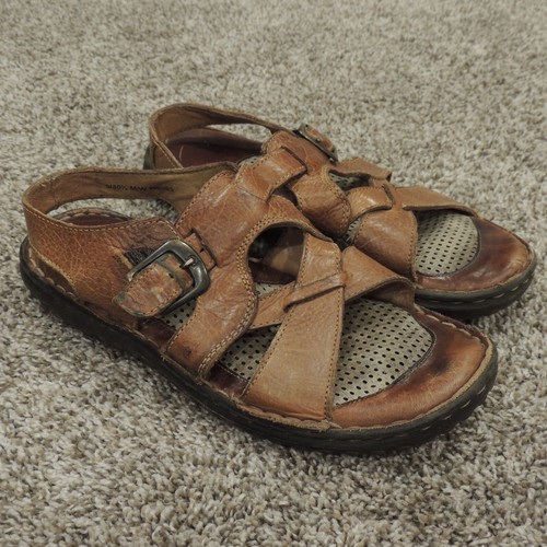 Born Fisherman Sandals Womens Size 9 Brown Leather Comfort eBay
