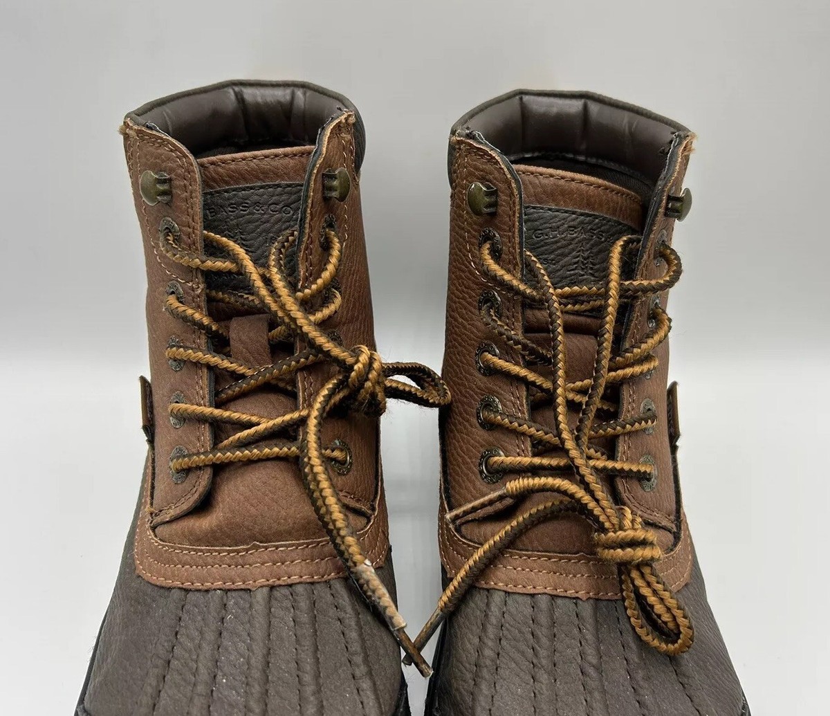 G.H. Bass & Co. Catskills Duck Boot Brown & Tan Waterproof 