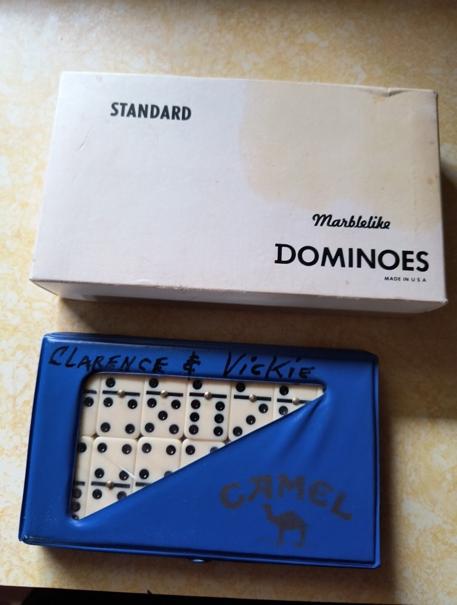 2 Vintage Sets Of Dominos. Camel Cigarette Advertising Set 