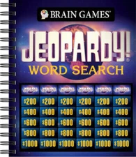 Brain Games - Jeopardy Word Search - Spiral-bound - GOOD