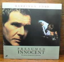Presumed Innocent Extended Play 2-Disc LaserDiscs Harrison Ford  Rated R 