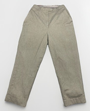 Vintage Pendleton Pants Womens 10 Petite Brown Virgin Wool Pleated Made in USA