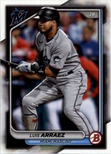2024 Bowman Base Paper Luis Arraez #51 Miami Marlins MLB Baseball Card